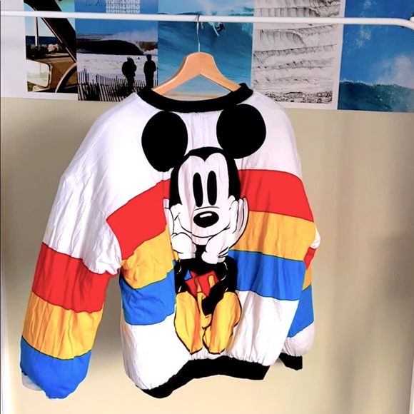 Vintage puffed Mickey Mouse sweater - Picture 4 of 5